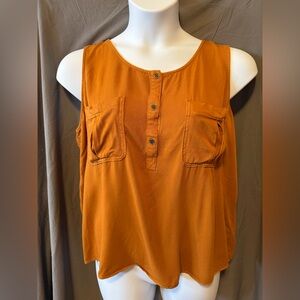 a.n.a Women's Burnt Orange Tank Top